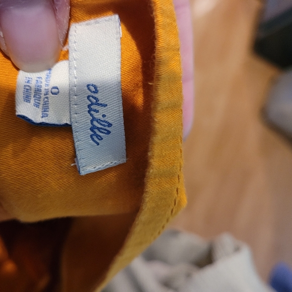 Anthropologie Odille Great Escape Skirt Goldenrod Size 0 - Picture 5 of 6